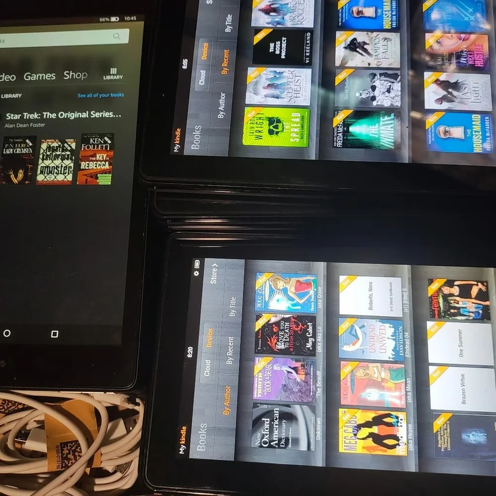 Kindle fire loaded with 10,000+ books. Over 20 Years Worth